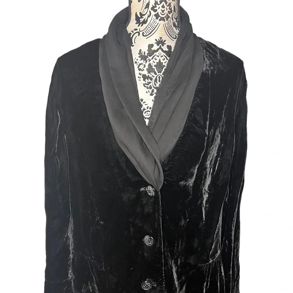 J. Jill Black Suede Blazer XL NWT - Picture 2 of 16